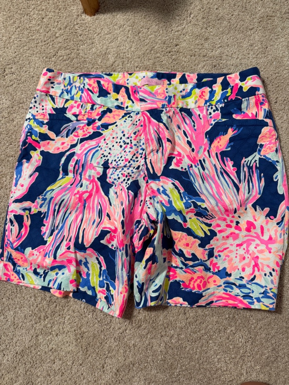 Lilly Pulitzer Neon Bermuda Shorts